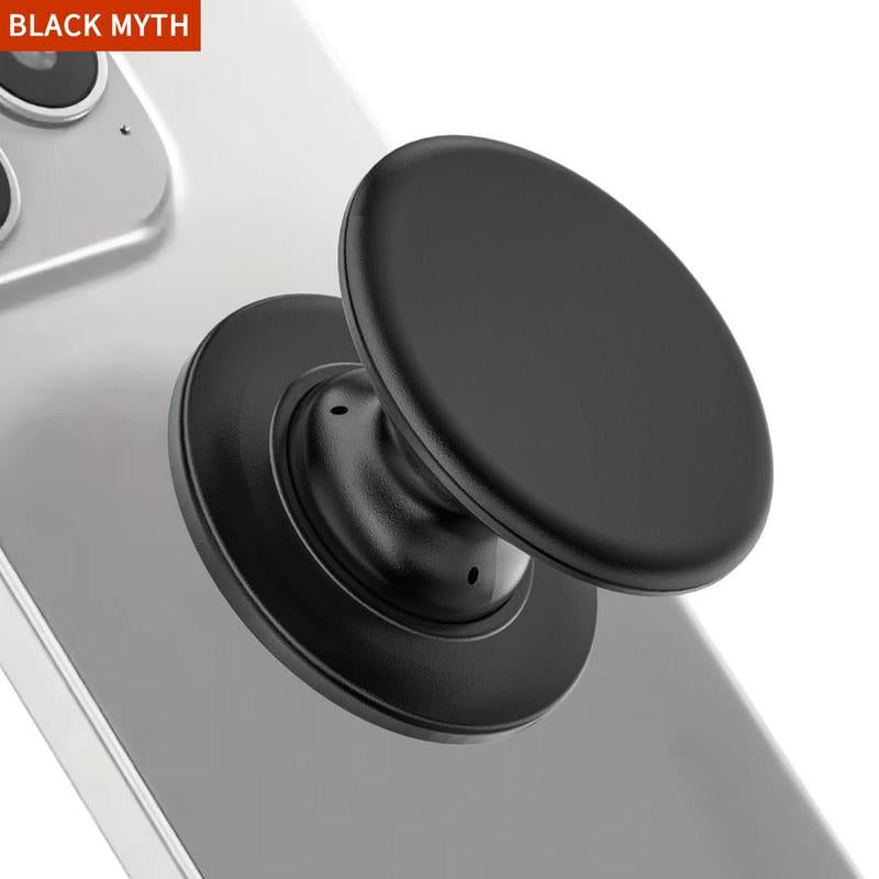 2Pcs Solid Color Design Soft Silicone Mobile Phone Grip Holder, Collapsible & Expandable Phone Grip Stand, Phone Accessories for Smartphones