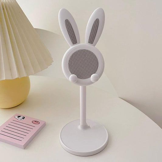 Adjustable Bunny Ear Mobile Phone Holder Compatible with All Phones in Pink & White Colors Phone Grip Holder Phone Stand Life Cell Phone